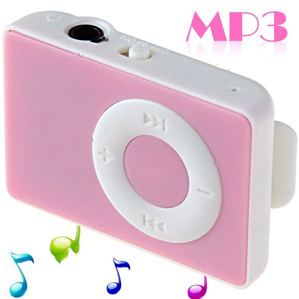 Mini Mp3 c/ Clip Pink - Ref: M-74733